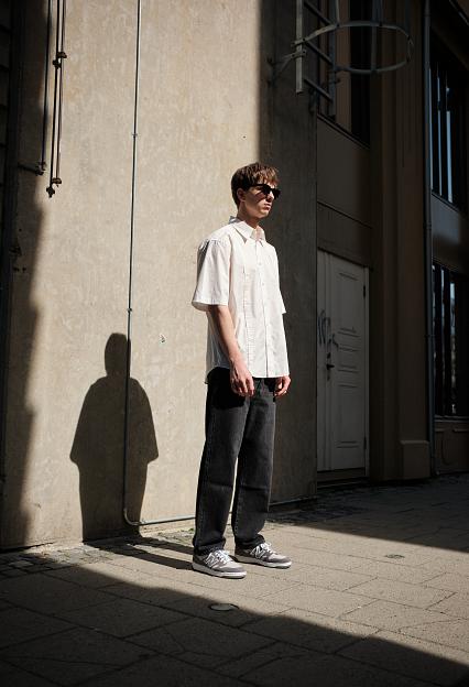 Acne Studios Short Sleeve Button-up Shirt White FN-MN-SHIR000742